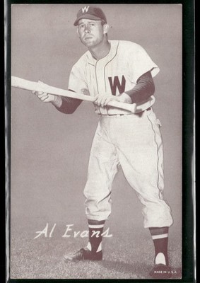 1947-66 Exhibits (W461) #NNO Al Evans VG/VG-EX