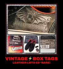 VTG VANS Jeff Grosso Santa Cruz 80s Jeff Phillips Skateboard Sk8 Old Skool shoe