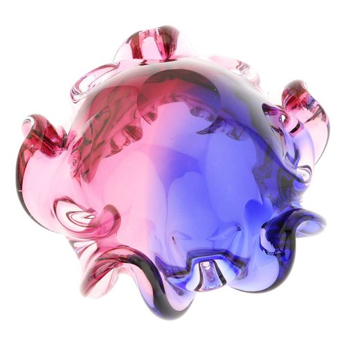 Tazón central de vidrio GlassOfVenice Murano Sommerso - rosa y azul - Imagen 8 de 9