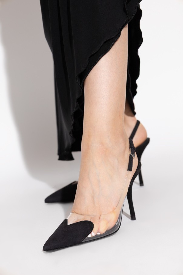 Alaïa - Women - Heeled shoes "Le Coeur" - Black image 2