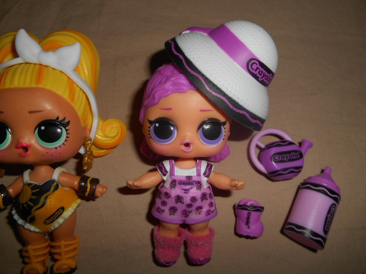LOL Surprise Loves Crayola Tots Doll ORCHID BLOSSOM, CRAYELLOW