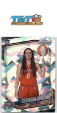 Georgia Amoore 2025 Panini Prizm WNBA Ice Prizms #140 Washington Mystics RC