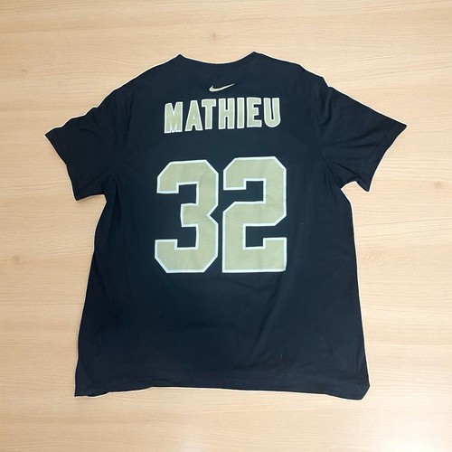 Nike NFL New Orleans Saints Tyrann Mathieu XL Football Tshirt #32 Black - Picture 2 of 5