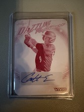 2023 Leaf Vivid Colt Emerson Dazzling Performers 1/1 Autograph 