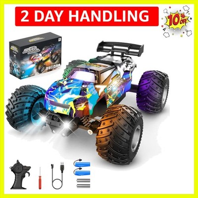 Remote Control Car, 2WD Off-Road Rc Truck, 20 KM/H All-Terrain RC Cars with H...