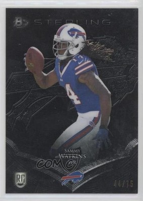 2014 Bowman Sterling Black Refractor 44/75 Sammy Watkins #2 Rookie RC uk2