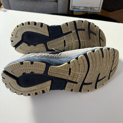 Brooks Adrenaline GTS 19 Herren Größe 13 Weiß Navy Laufschuhe Stützpolster - Bild 10 von 10