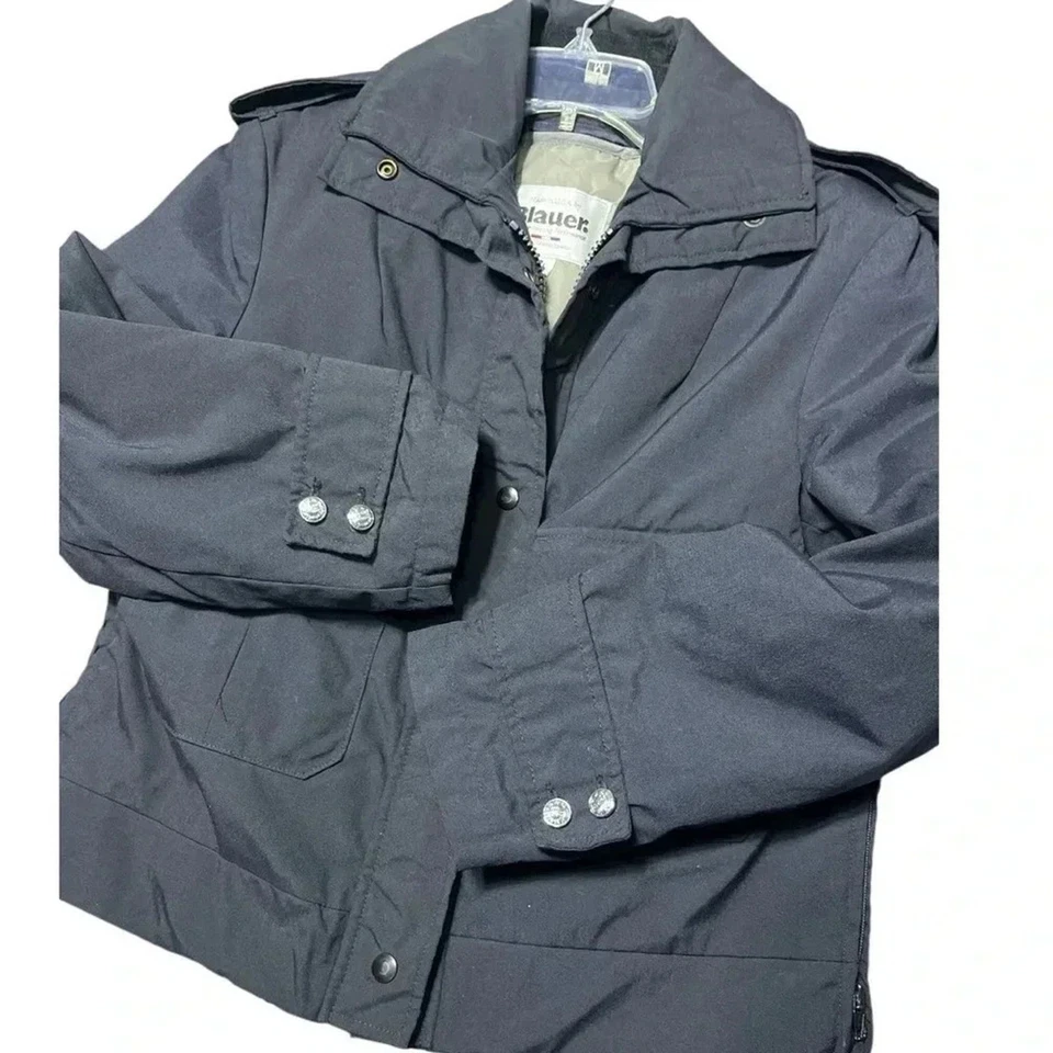 Blauer Gore Tex Cruiser Uniform Coat Jacket Med Black Work Wear Durable Winter - Image 4 of 4