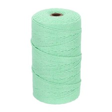 2mm x 383 Yard Matcha Green Natural Cotton Macrame Rope, 2 Strands