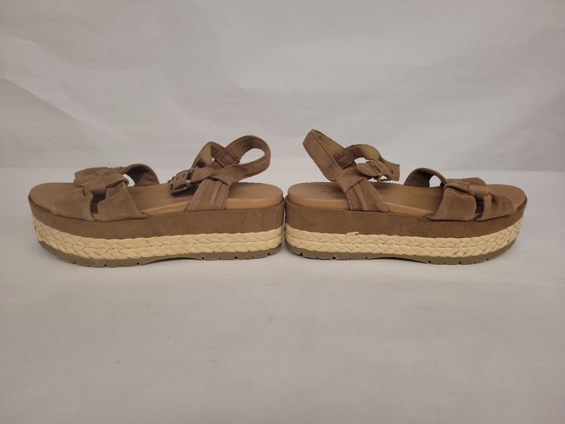 UGG Women's Brown Strappy Platform Sandals Size 8