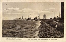 Ak Nordseebad Cuxhaven, Nordseebad  Alte Liebe, Signalstation,... - 4822626