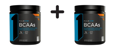 2 x Rule1 R1 BCAA (30serv) Orange (74,30 EUR/kg)