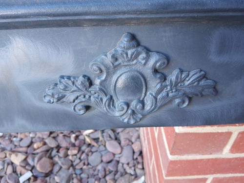 Agnews Australia Vintage 700DSQ Cast Iron Fireplace Mantel Used Garage Sale - Picture 3 of 23