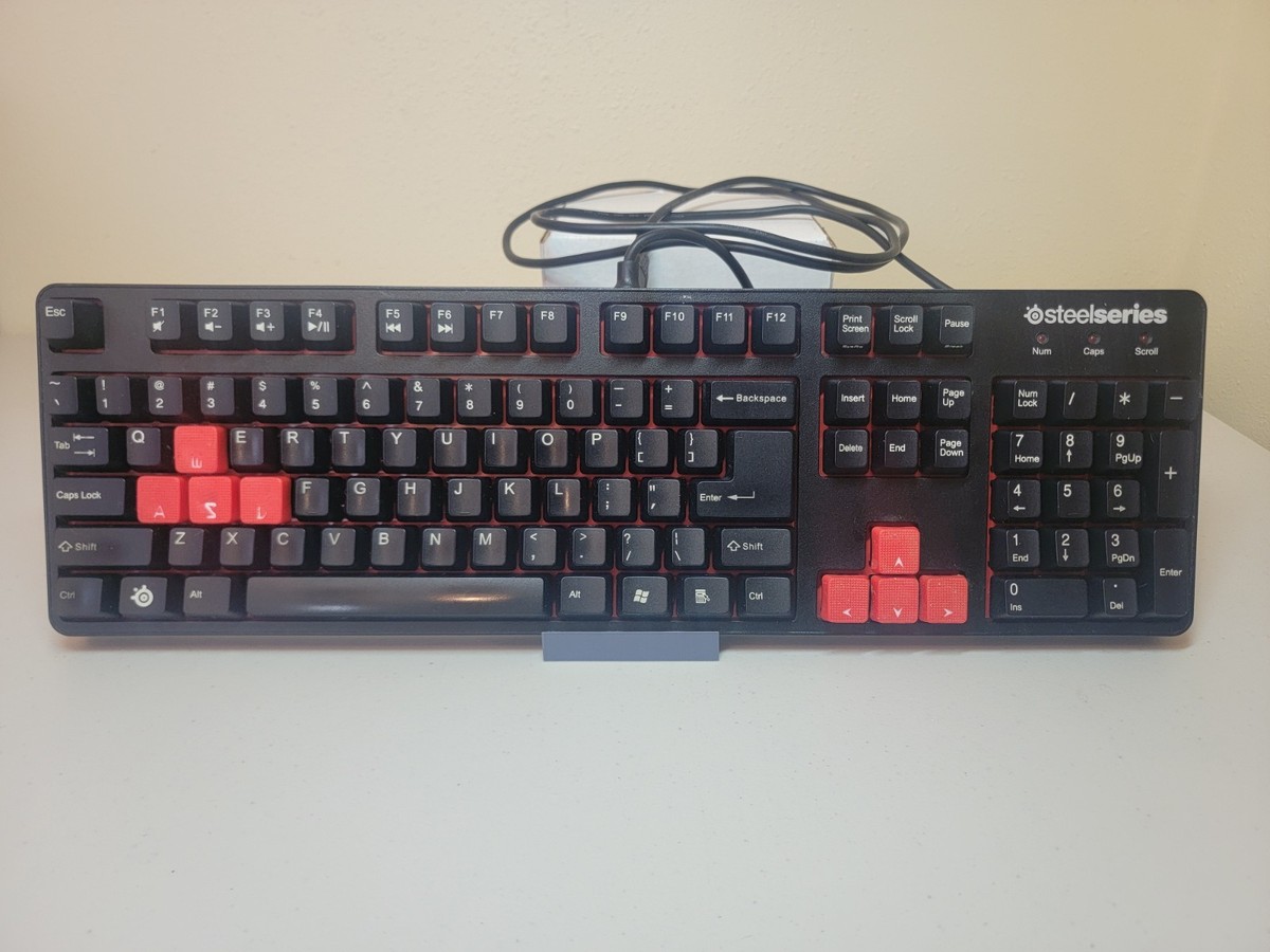SteelSeries 6Gv2 Mechanical Keyboard Cherry MX Black USB Black/Red