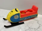 Vintage 1970 Fisher Price Mini Snow Mobile #705
