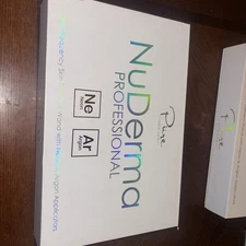 Püre Nu Derma Professional Ne/Ar High Frequency Skin Therapy Wand NEW