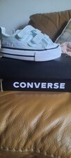 Baby Girl Converse Shoes Size 2 New In Box Never Worn
