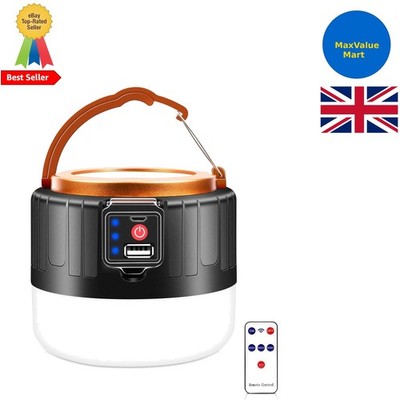 Solar Camping Laterne, 1000LM Fernbedienung, 5 Modi wasserdichtes Zeltlicht, ...
