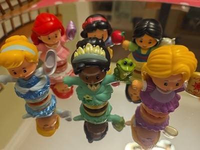 Little People Fisher Price 3+ Disney Princesses Figure Lot Of 6