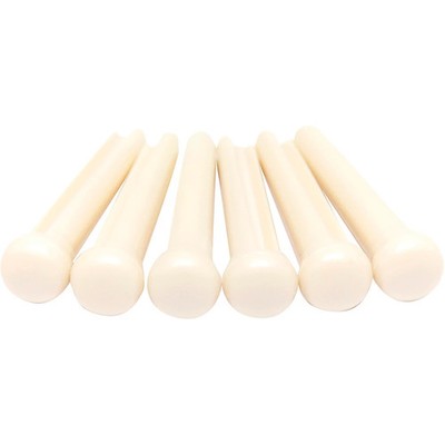 Graph Tech PP110001 TUSQ Traditional Style Bridge Pins Set White