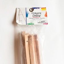 NEW Curate Colour Natural Wood Easel-Unassembled - Perfect For Art or Events