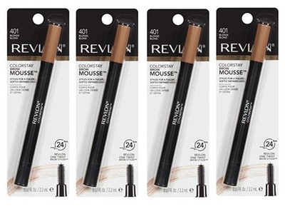 (PACK 4) REVLON ColorStay Brow Mousse Soft Brown Waterproof 24hr