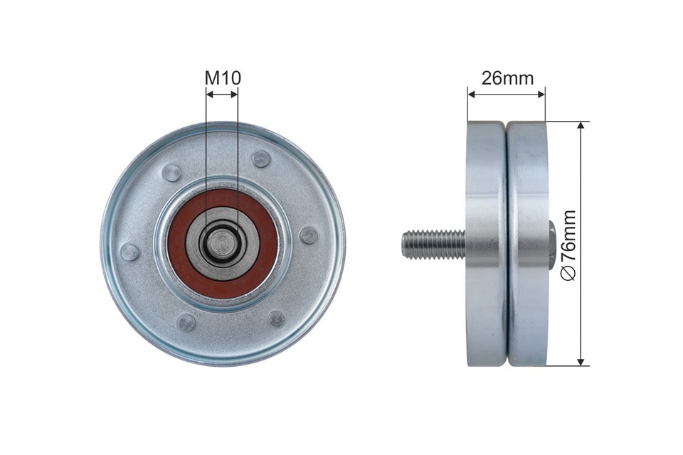 Belt idler pulley RNK-AU-050 NTY for SKODA VW SEAT - Image 13