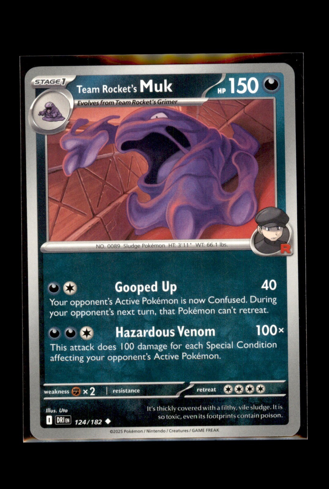 Team Rocket's Muk NM DRI 124/182