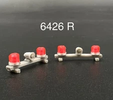 2 Pack 1/64 Red Mars Skybolt Beacon Lightbar Siren Speaker Police Sheriff