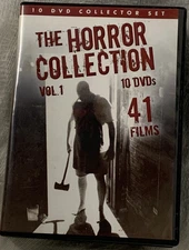 Horror Collection, Vol. 1 (DVD, 2008, 10-Disc Set) tested. no scratches