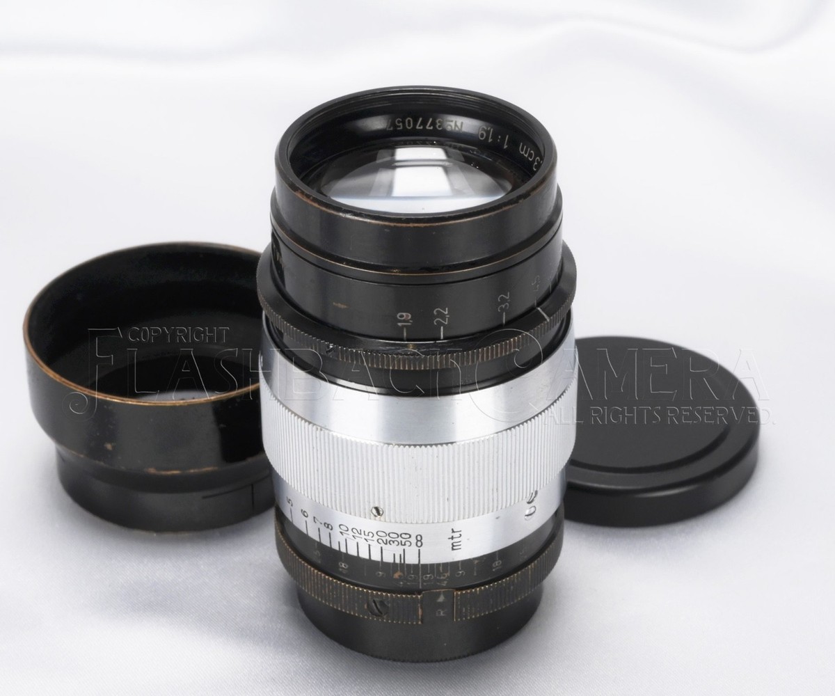 Fully Serviced* Hektor 73mm f1.9 Black / Chrome Leica LTM HEKON Yr