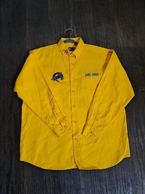 Blue Generation Mens XL Ruff Rider We Just Came To Ride Our Horse Button Down Sh
