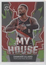 2022 Panini Donruss Optic My House Lime Green Prizm /149 Damian Lillard #2 11r1