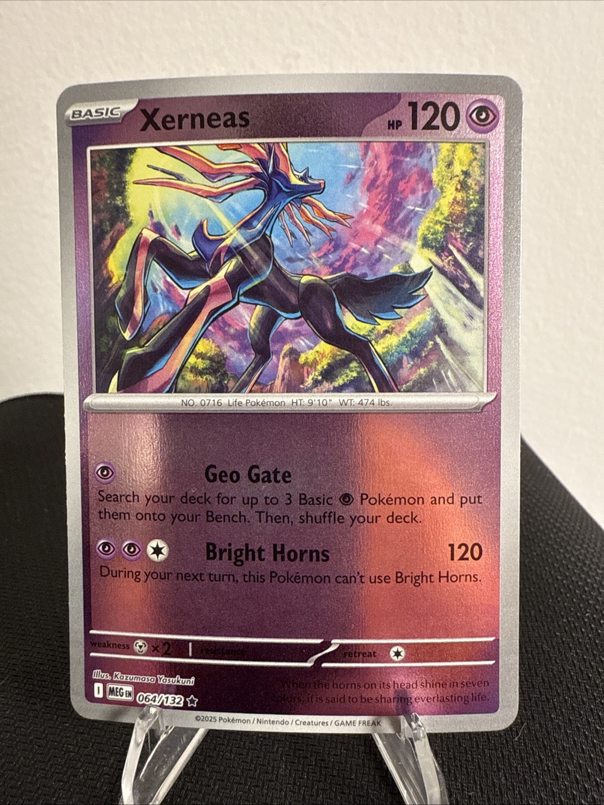 Pokemon Mega Evolution Base Xerneas Reverse Holo 064/132 - NM Near Mint