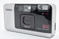 Near MINT Konica BigMini A4 Point  Shoot 35mm Film Camera Black From JAPAN