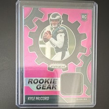 Panini 2025 Prizm Kyle McCord Rookie Gear RC Memorabilia Eagles #RGR-KMD