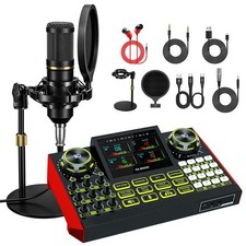 G9 Podcast Microphone Kit Audio Equipment Bundle for Live Streaming