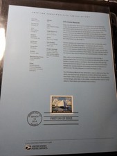 USS Arizona Memorial - 19.99 - USPS First Day Souvenir Page (Scott #4873)