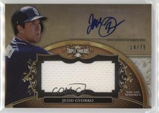 2013 Topps Triple Threads Unity Jumbo Relics Sepia 14/75 Jedd Gyorko Auto e6p