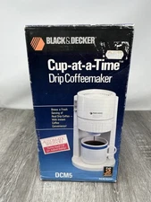 Black & Decker DCM5 Cup at a Time Drip Coffee Maker One Cup 1987 New Sealed