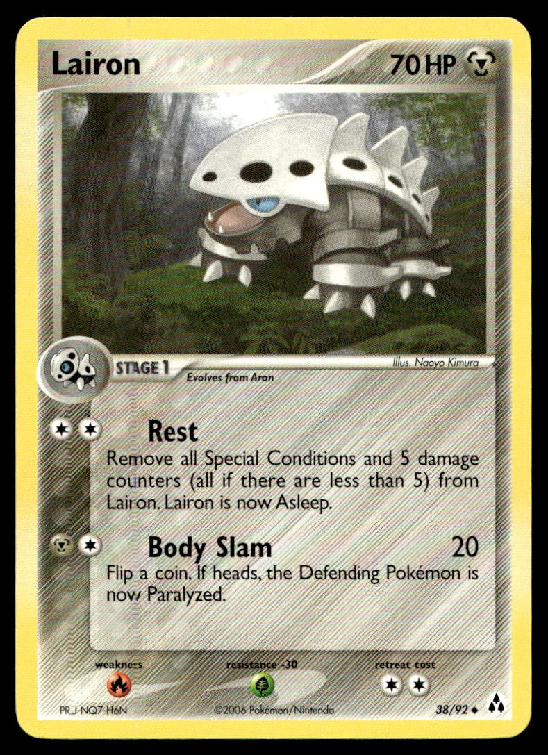 EX-NM Legend Maker Lairon Uncommon 38/92 2006 Pokemon TCG