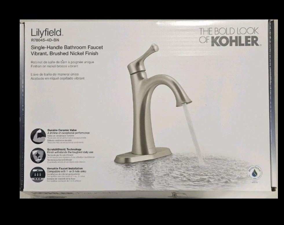 Kohler R780454DBN Single Handle Bathroom Sink Faucet - Vibra
