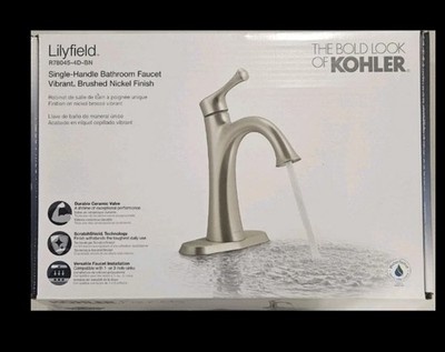 Kohler R780454DBN Single Handle Bathroom Sink Faucet - Vibrant Brushed Nickel