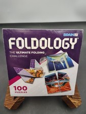 FOLDOLOGY The Origami Puzzle Game Brain Teaser 100 Puzzles Brain Lit NEW SEALED