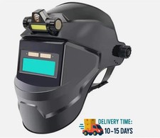 Solar Powered Auto Darkening Welding Helmet - Large View, True Color, High Temp
