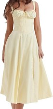 Women Summer Maxi Casual Long Dress Loose Sleeveless Floral Print Maxi Dresses