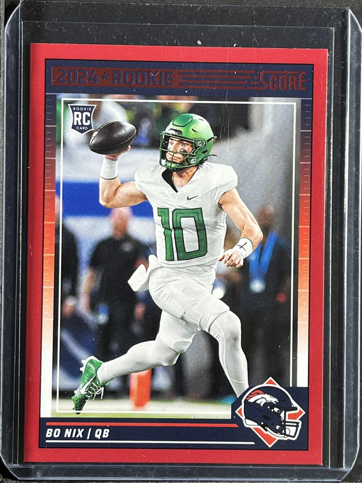 2024 Score #332 Bo Nix Red 250009