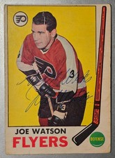 1969-70 O-PEE-CHEE #93 JOE WATSON SIGNED AUTHENTIC