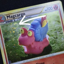 LOOKING SWIRL BLEED 🌀 Magcargo 6/90 Undaunted Clay Yuka Morii Holo Pokémon Card