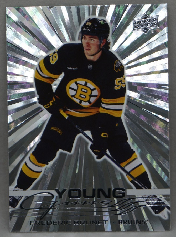 2025-26 Upper Deck Series 2 - Young Guns Frederic Brunet #489 Outburst (RC)